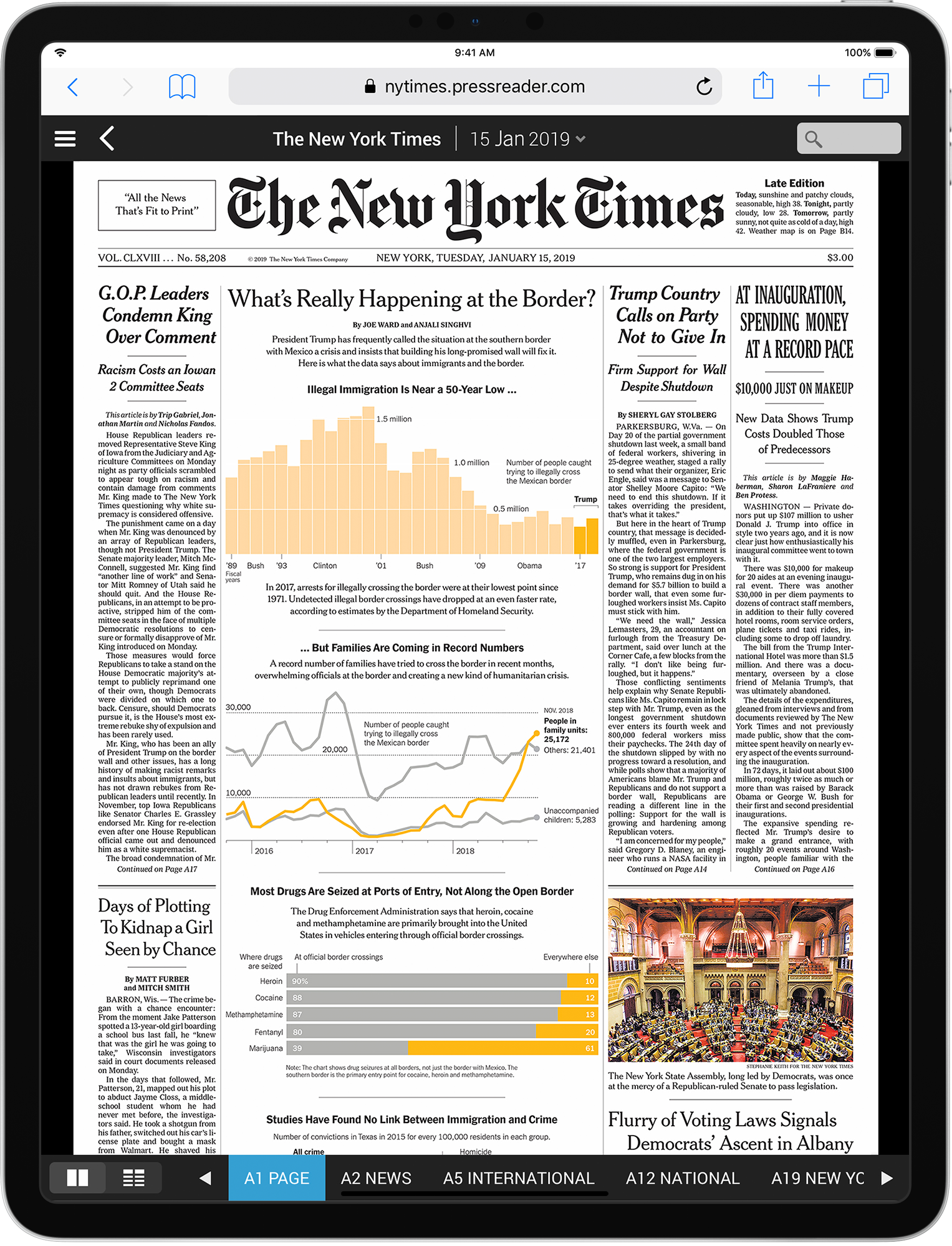 The New York Times Replica Edition