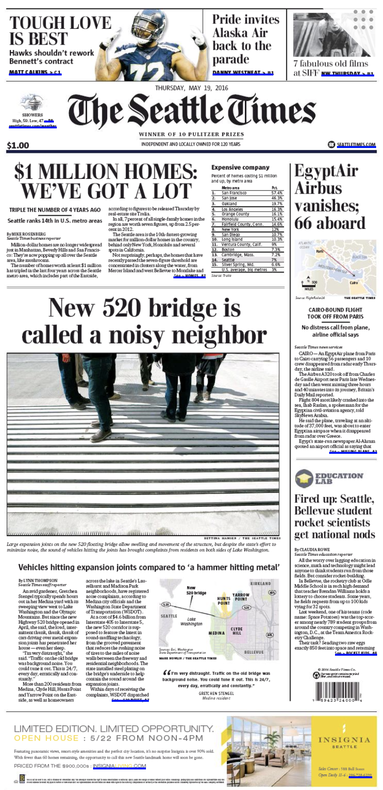 The Seattle Times Print Replica