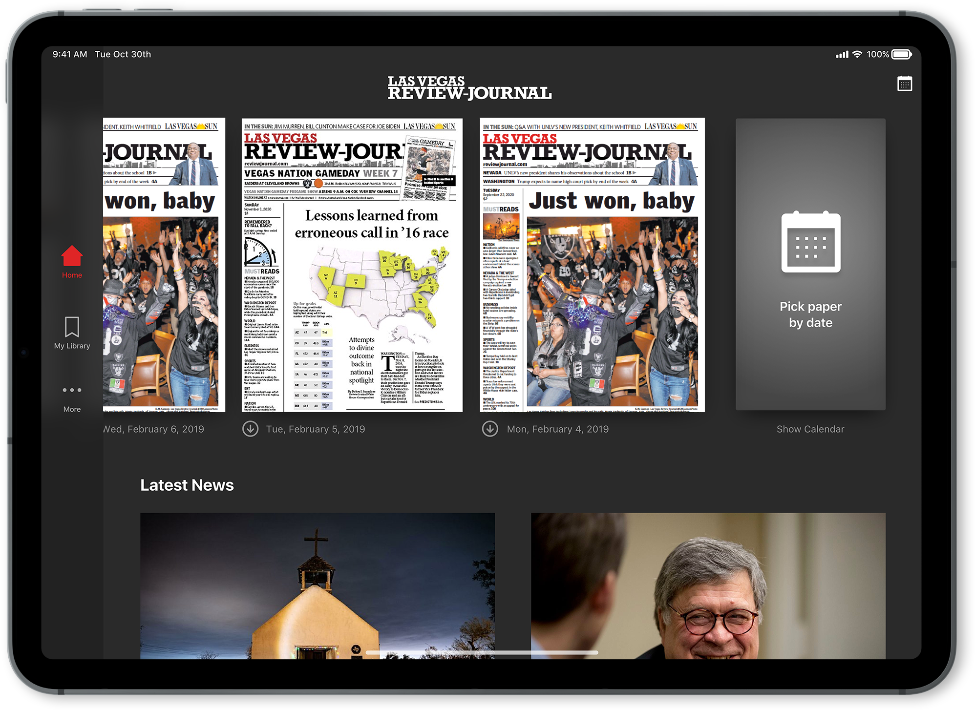 Las Vegas Review-Journal E-Edition tablet app