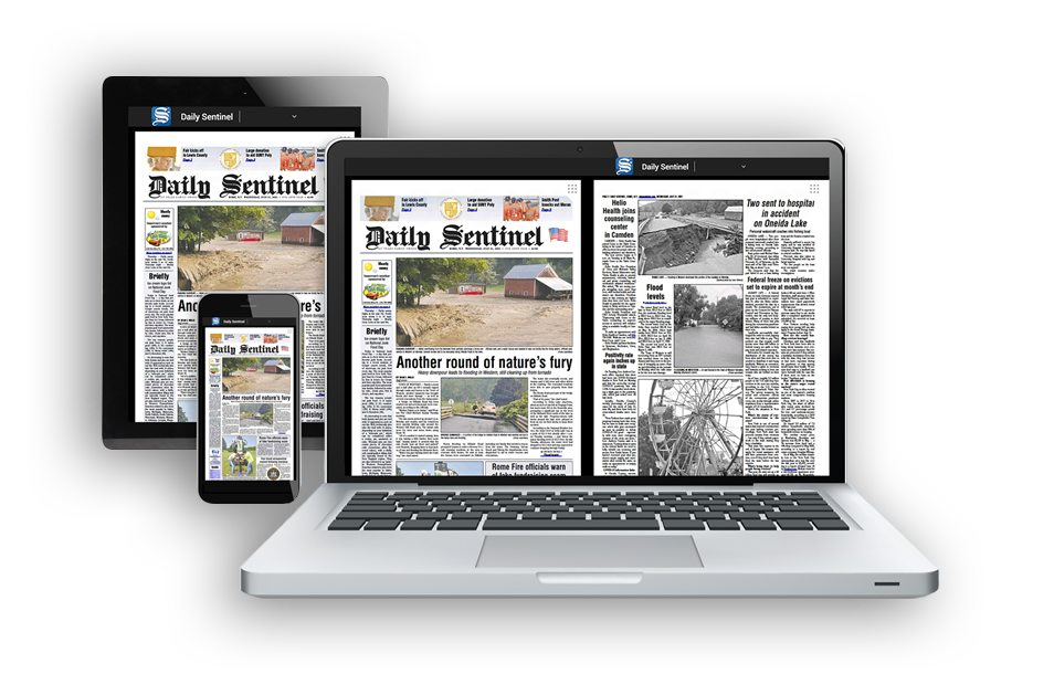 Multiple Viewing Options Available For Reading Your Rome Daily Sentinel Newspaper